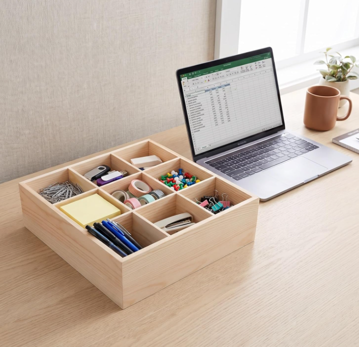 12 Pack Foldable Drawer Bins for Baby Clothes, Bras, Socks and Underwear