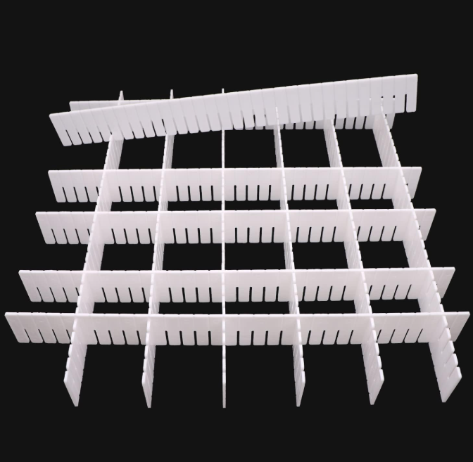 Foldable Wardrobe Storage Box with Separate Sections for Socks and Underwear